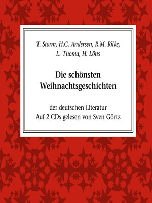 cover image of Die schönsten Weihnachtsgeschichten der deutschen Literatur